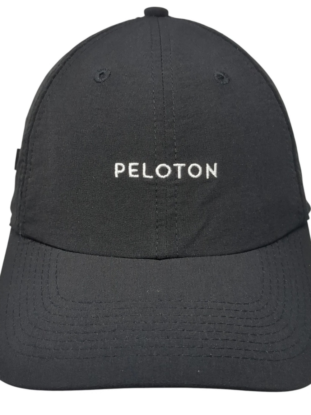 Peloton Black Cap with White Embroidered Logo - Picture 1 of 5